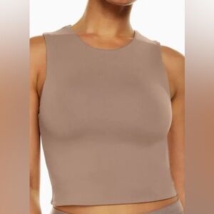 Aritzia Clay Fitted Sleeveless Tank Top